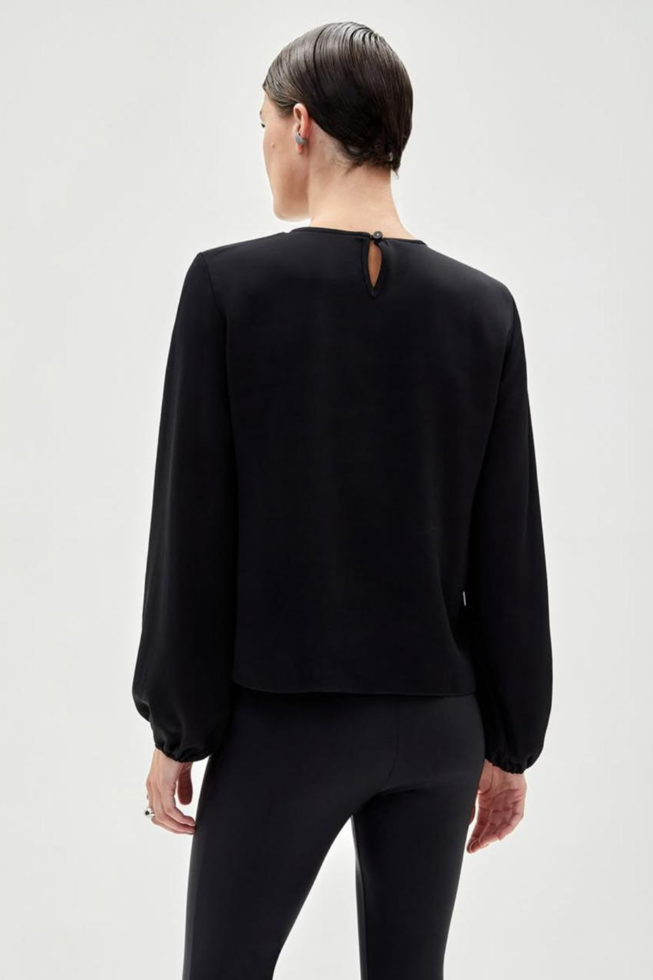 BLUSA CREPE MANGA LONGA CLAIRE