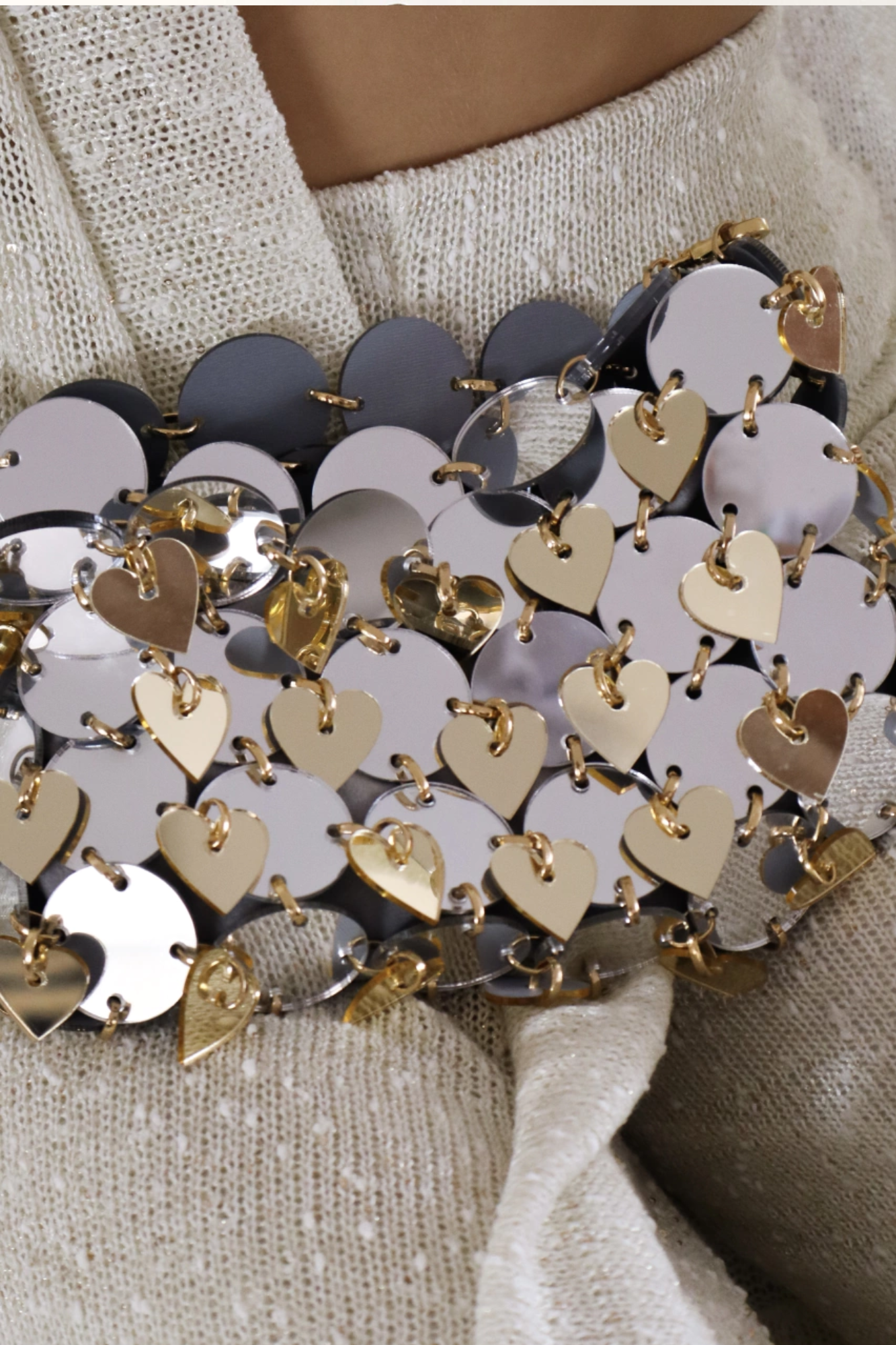 BOLSA MINI HEART MARTINI