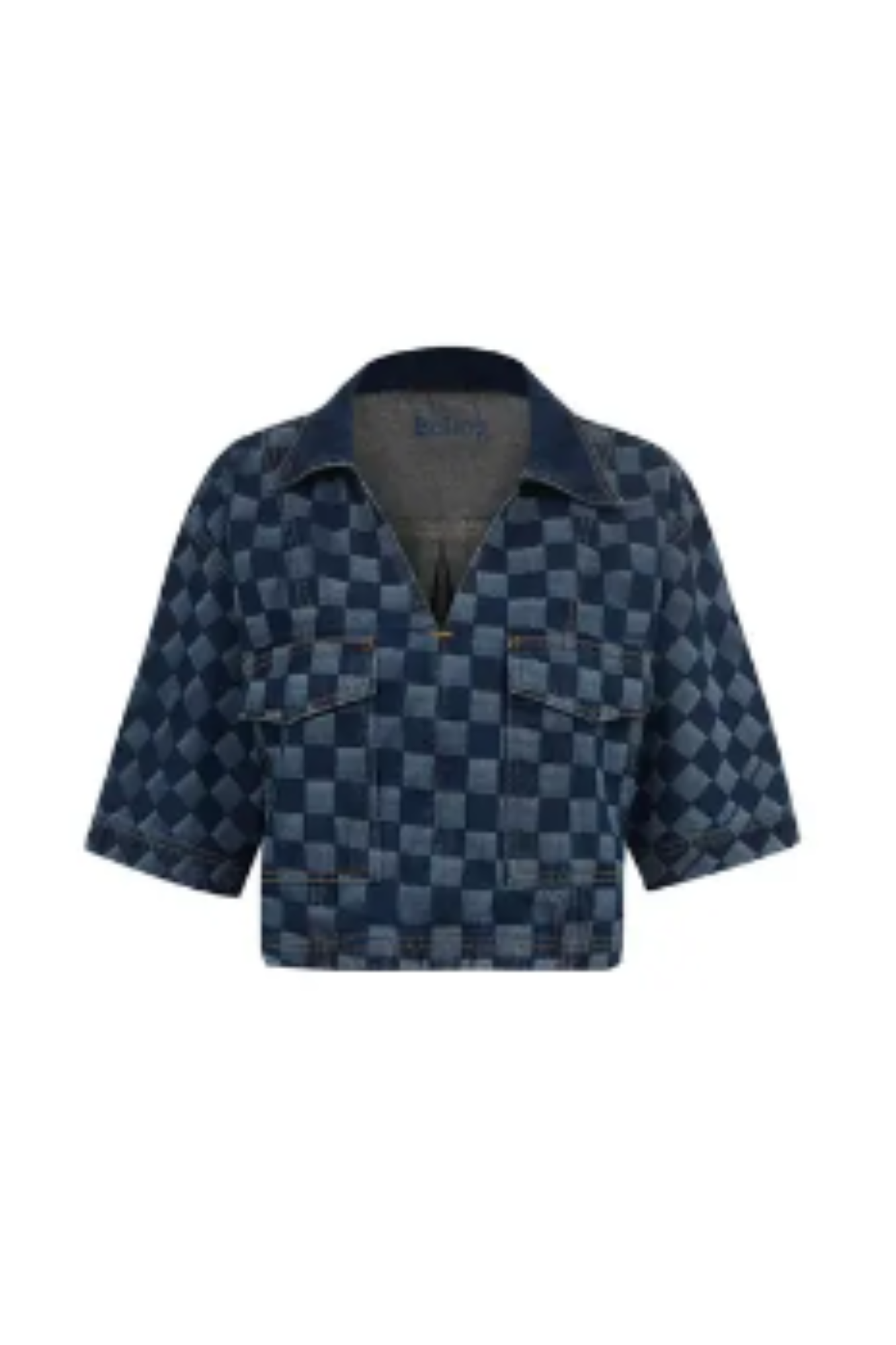 CAMISA JEANS CROPPED ADULTO TIPUANA