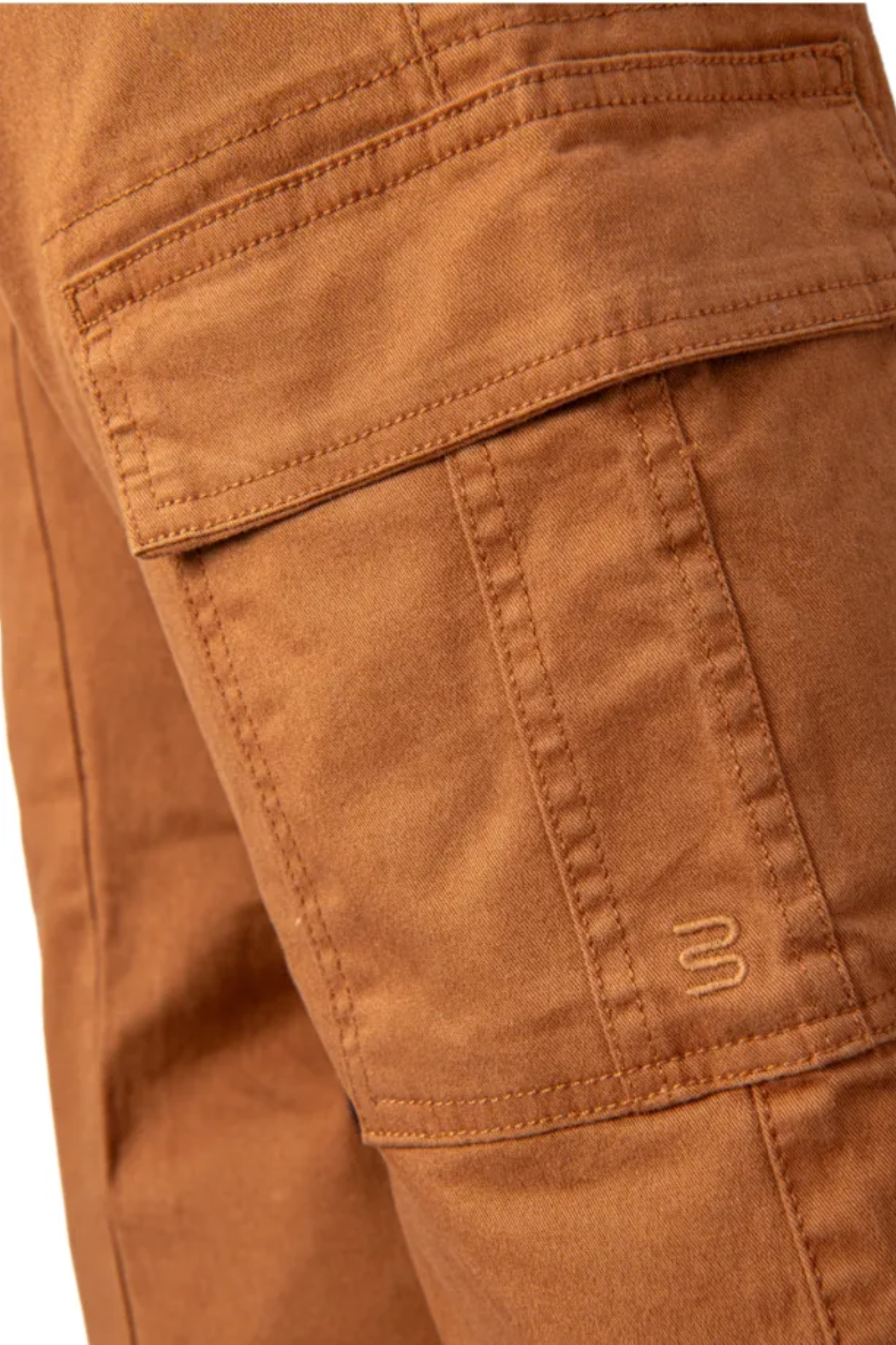 CALÇA JEANS CARGO ADULTO KHAKI