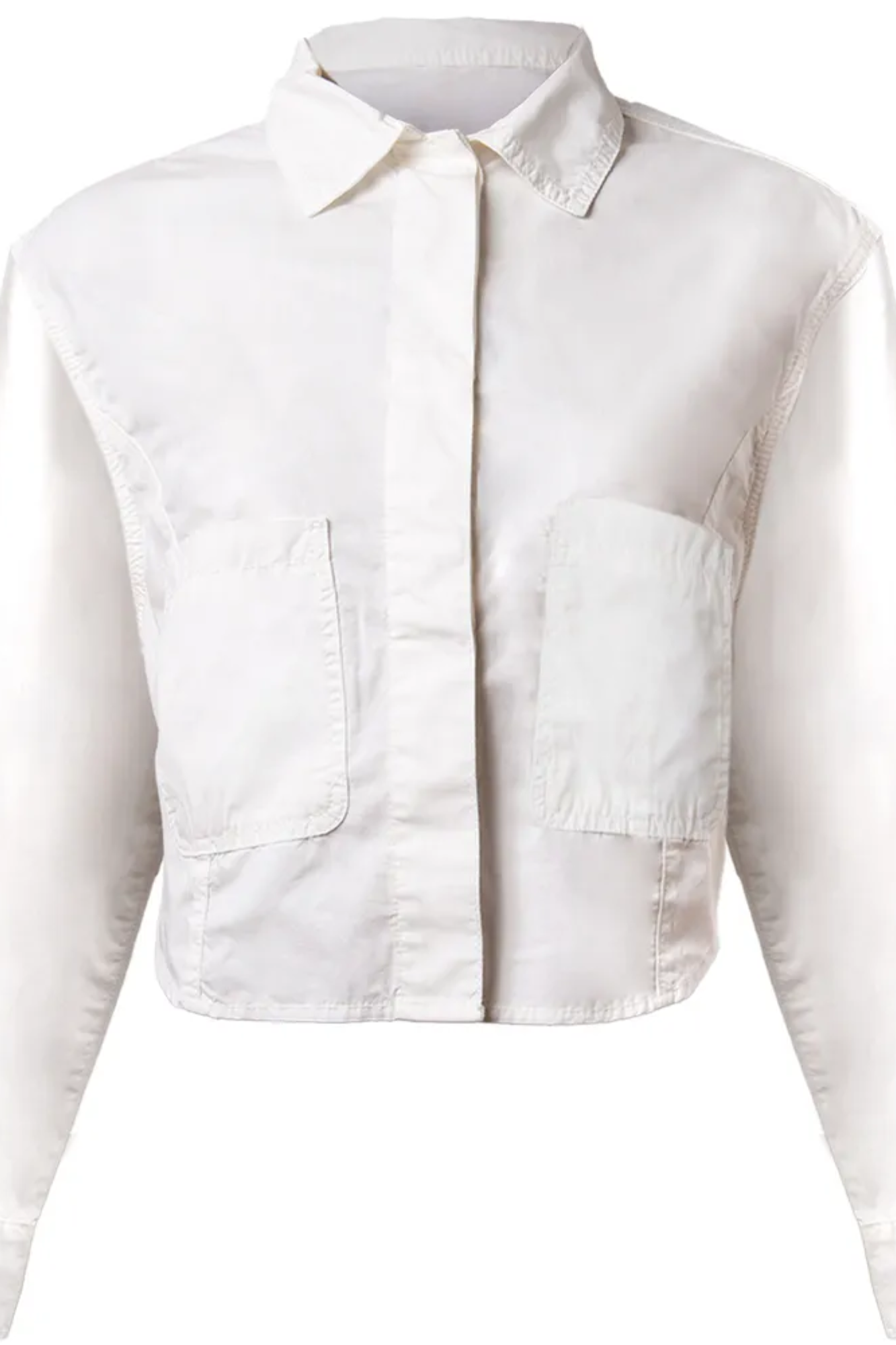 CAMISA JEANS CROPPED ADULTO CHAGAS