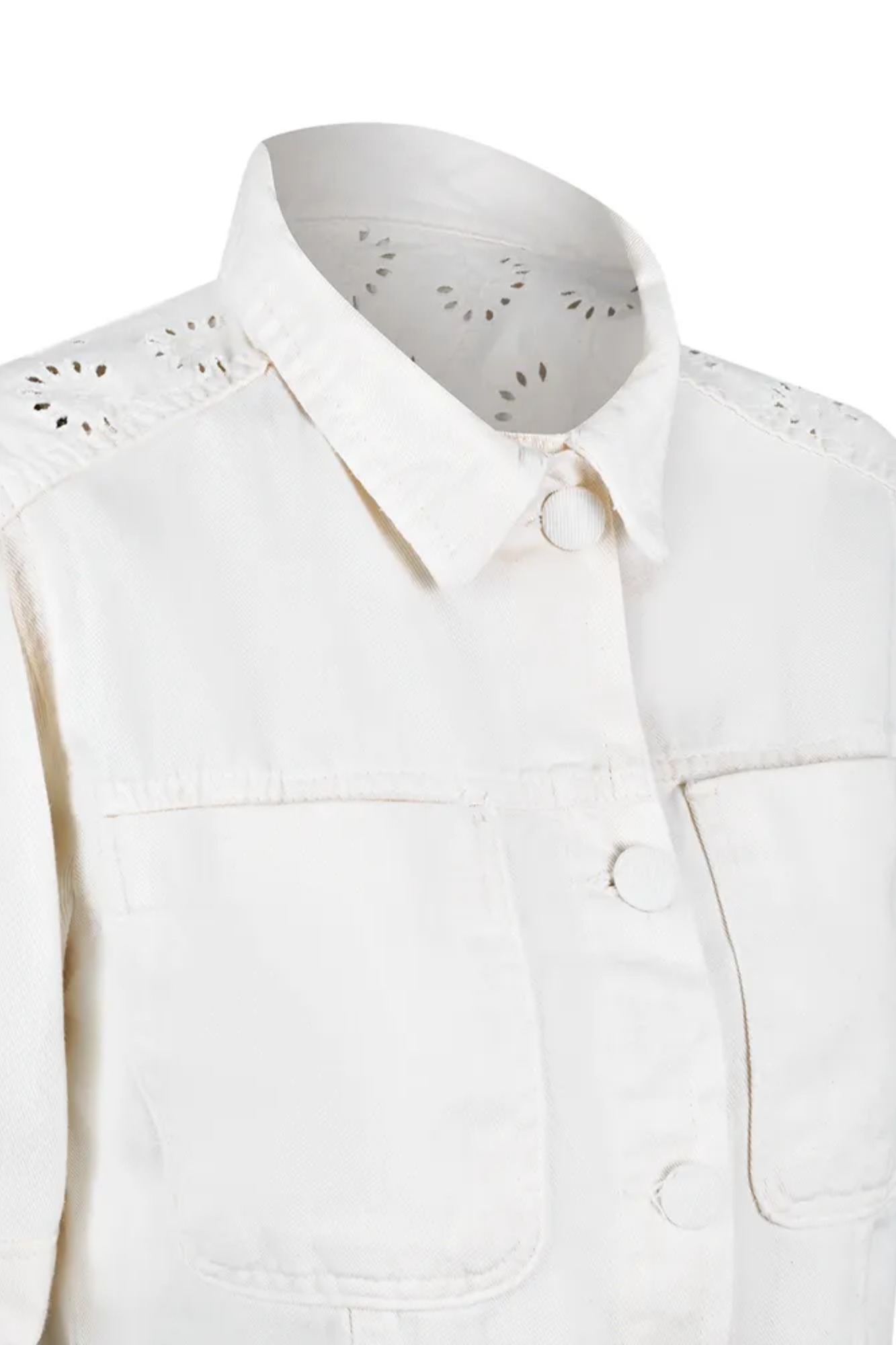 CAMISA JEANS MANGA CURTA ADULTO ABÉLIA