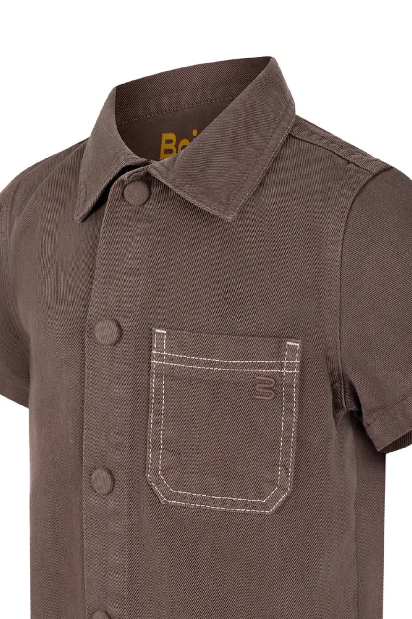 CAMISA JEANS MANGA CURTA INFANTIL BURITI