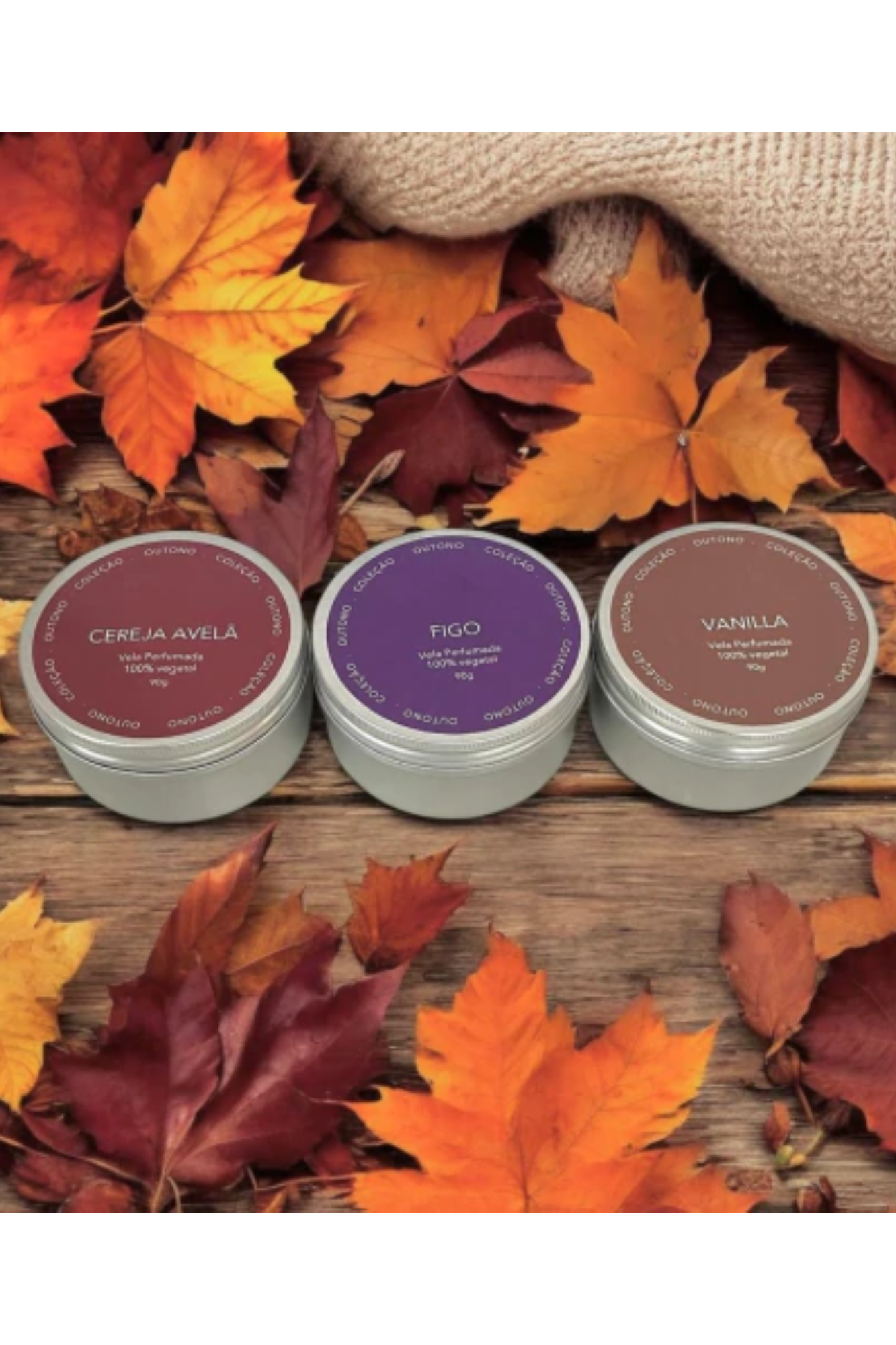 KIT 3 LATINHAS DE VELAS