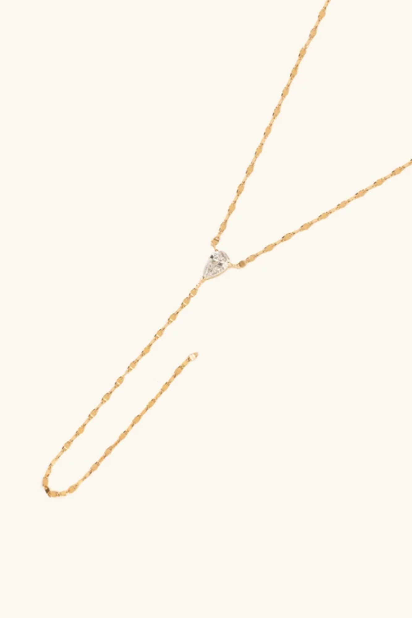 LARIAT DIAMOND DROP INVERTIDO