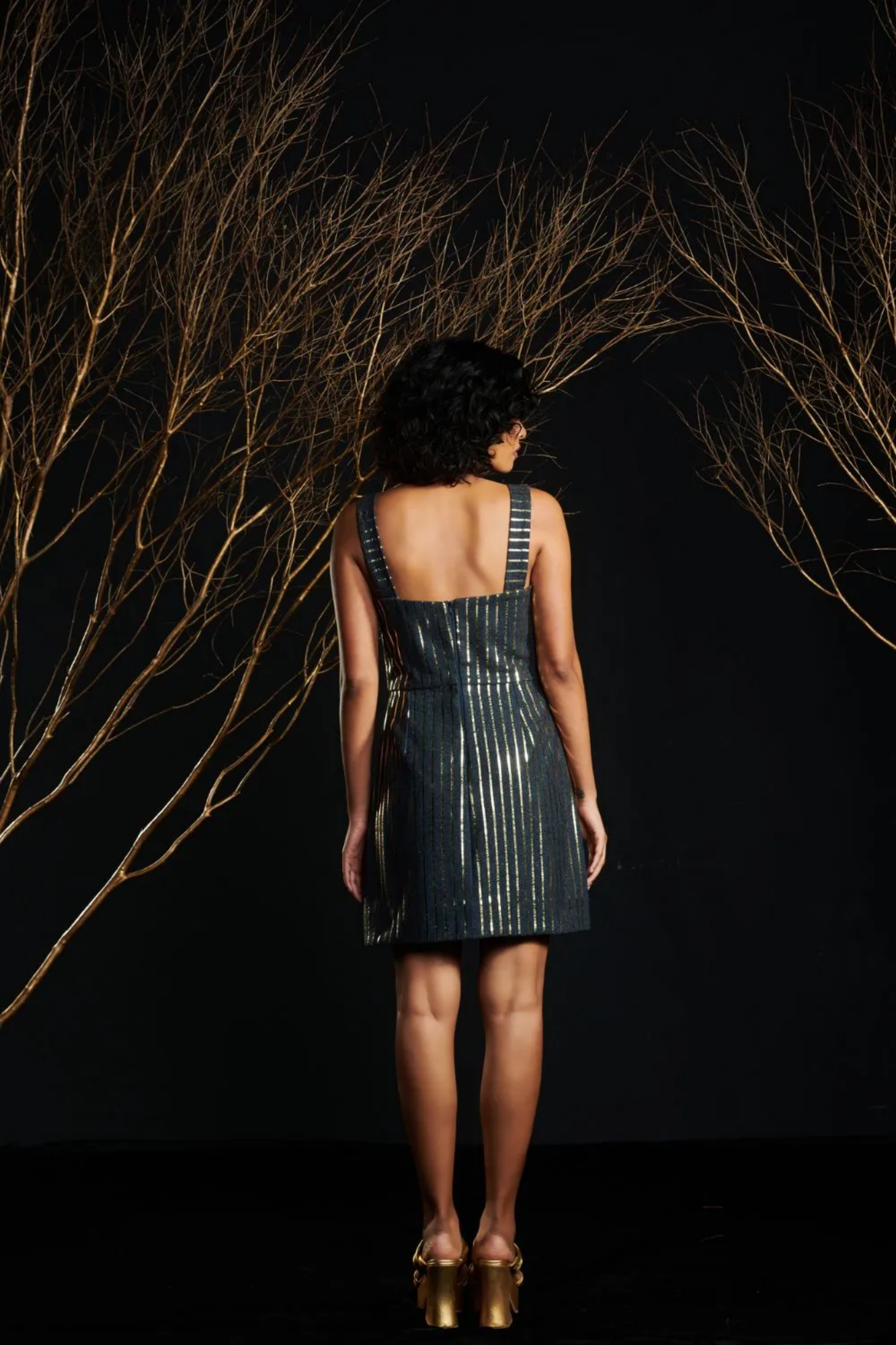 VESTIDO JEANS LISTRAS