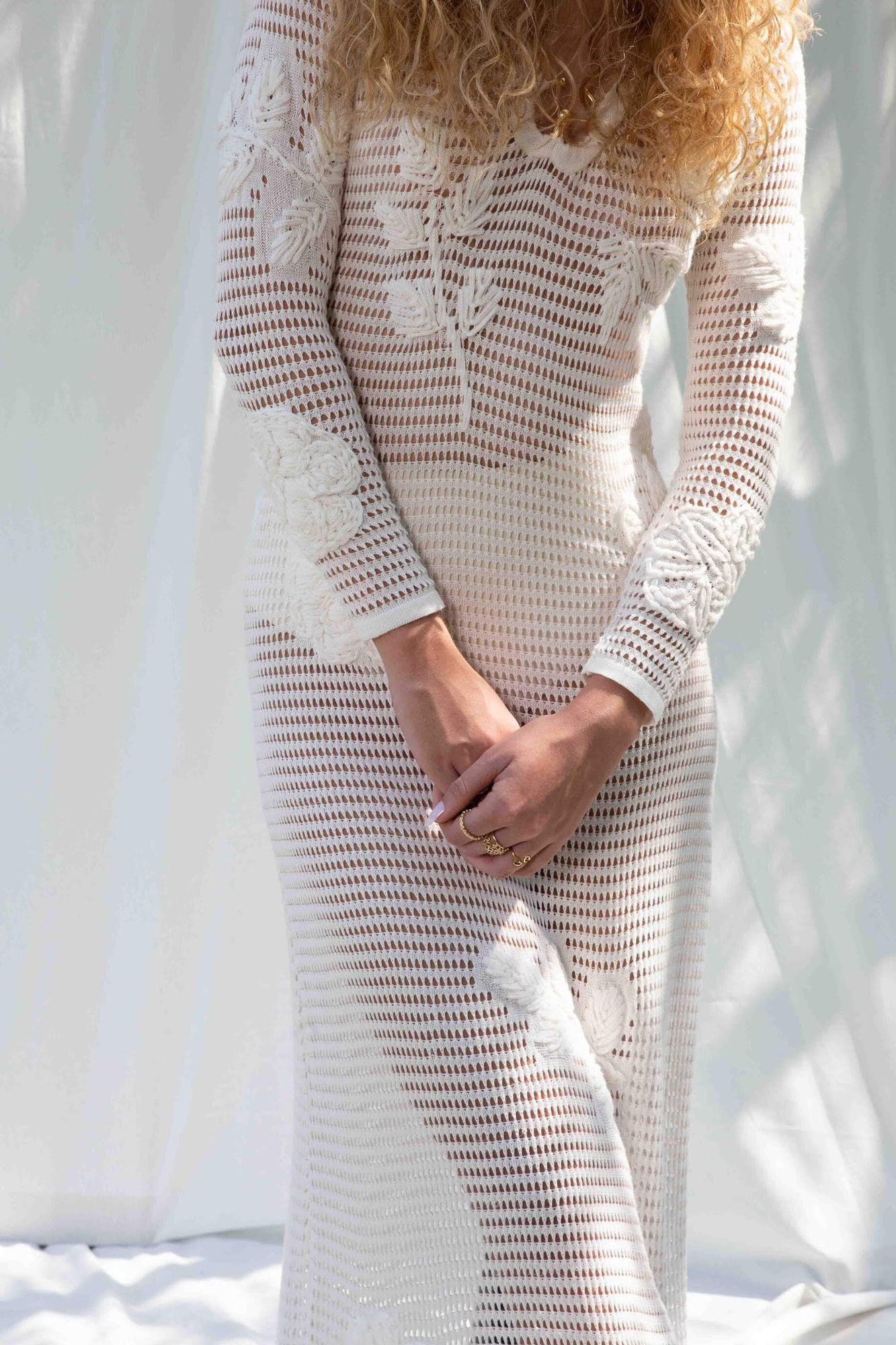 VESTIDO CROCHET BORDADO MILA