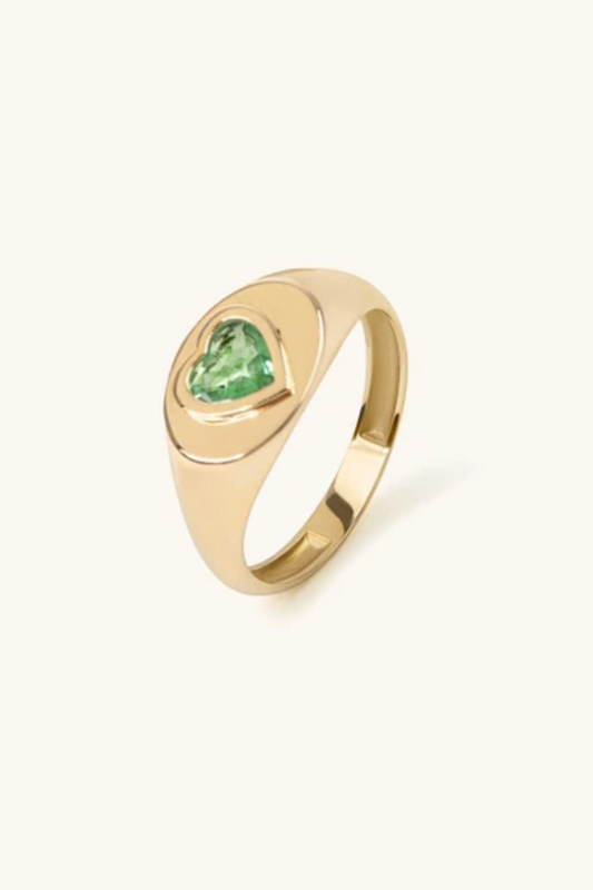 ANEL PINKY RING ESMERALDA HEART