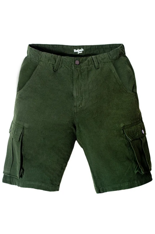 BERMUDA JEANS CARGO ADULTO CRAVO