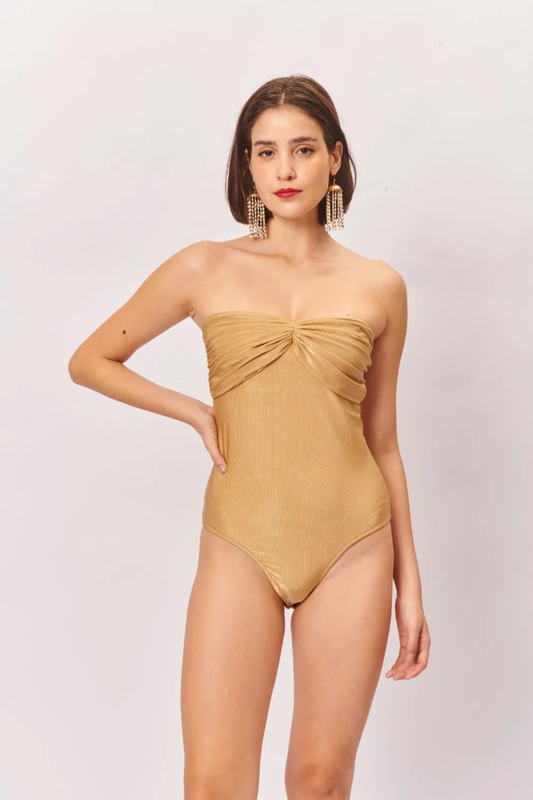 BODY FRANZIDO DOURADO