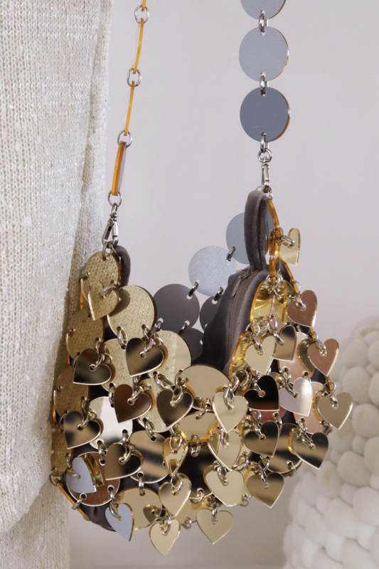 BOLSA GOLDEAN HEART MARTINI