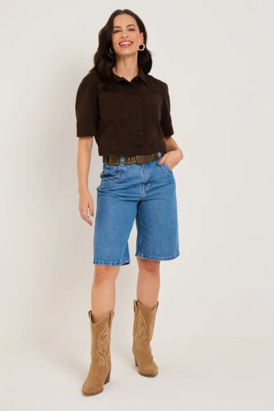 BERMUDA WIDE LEG ADULTO BRASILETO