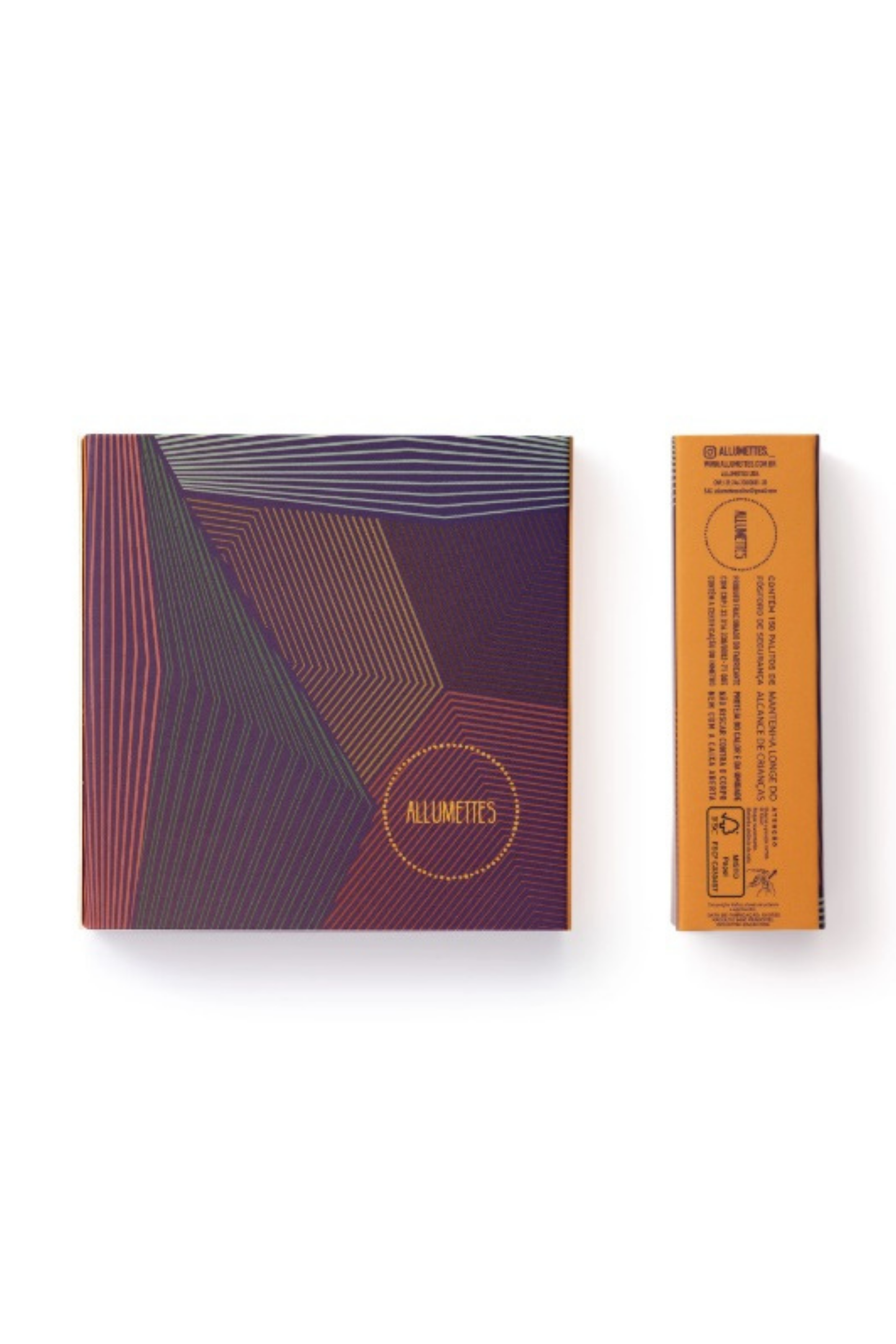 CAIXA OPTIC PURPLE QUADRA MATTE