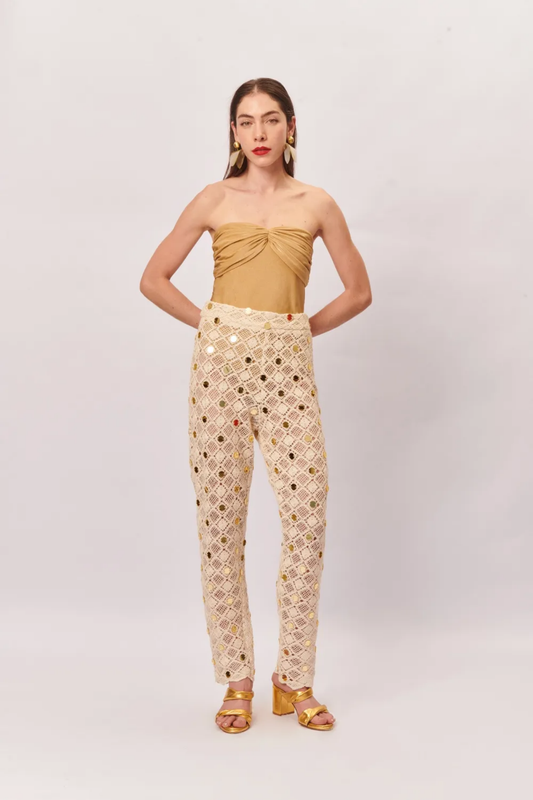 CALÇA ESPELHO