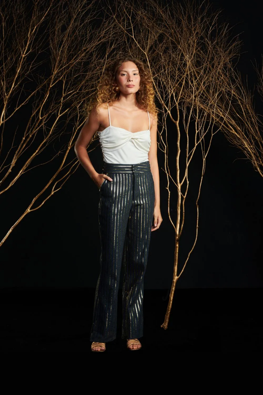 CALÇA JEANS LISTRAS