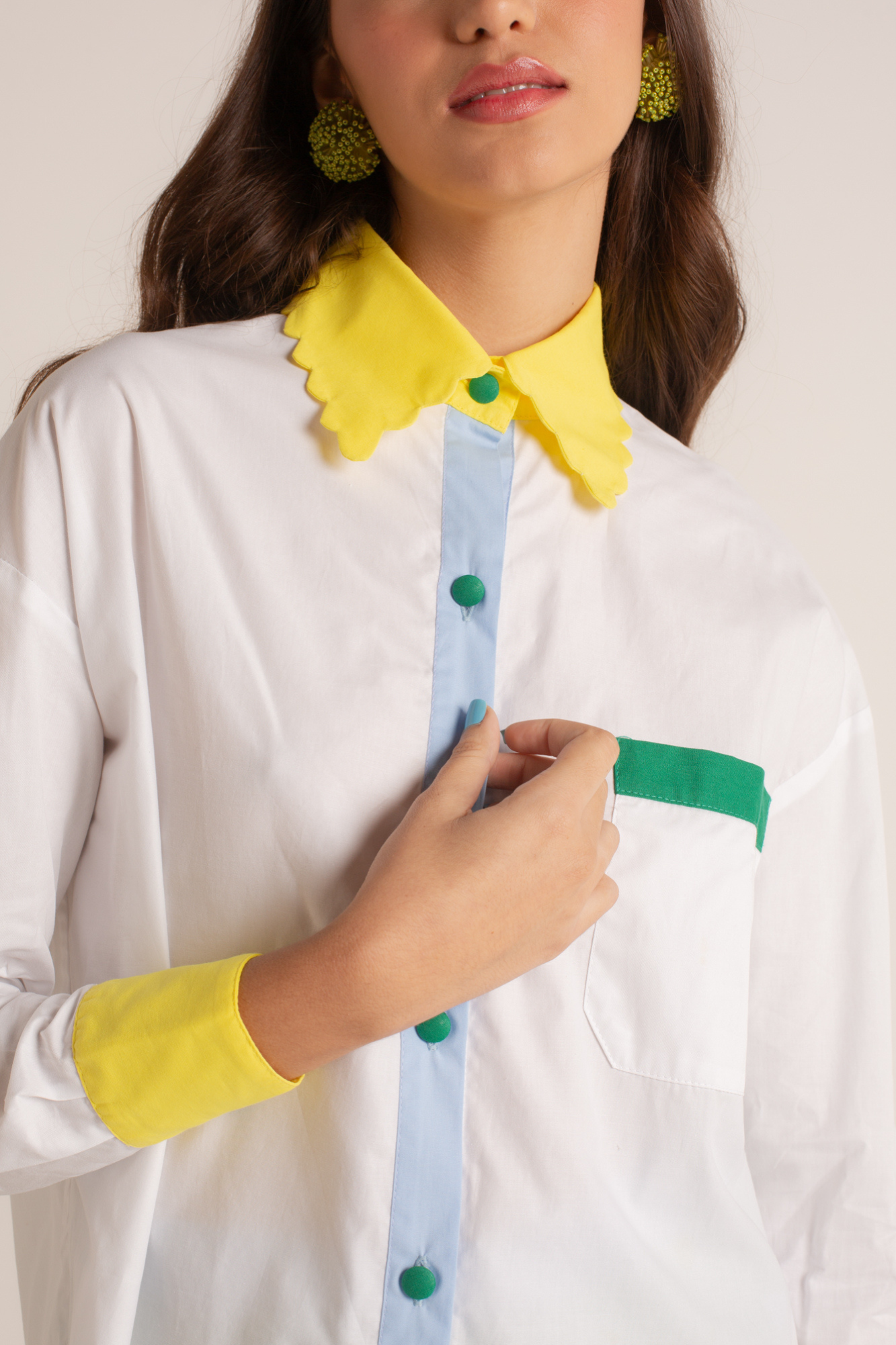 CAMISA WAVY COLORBLOCK