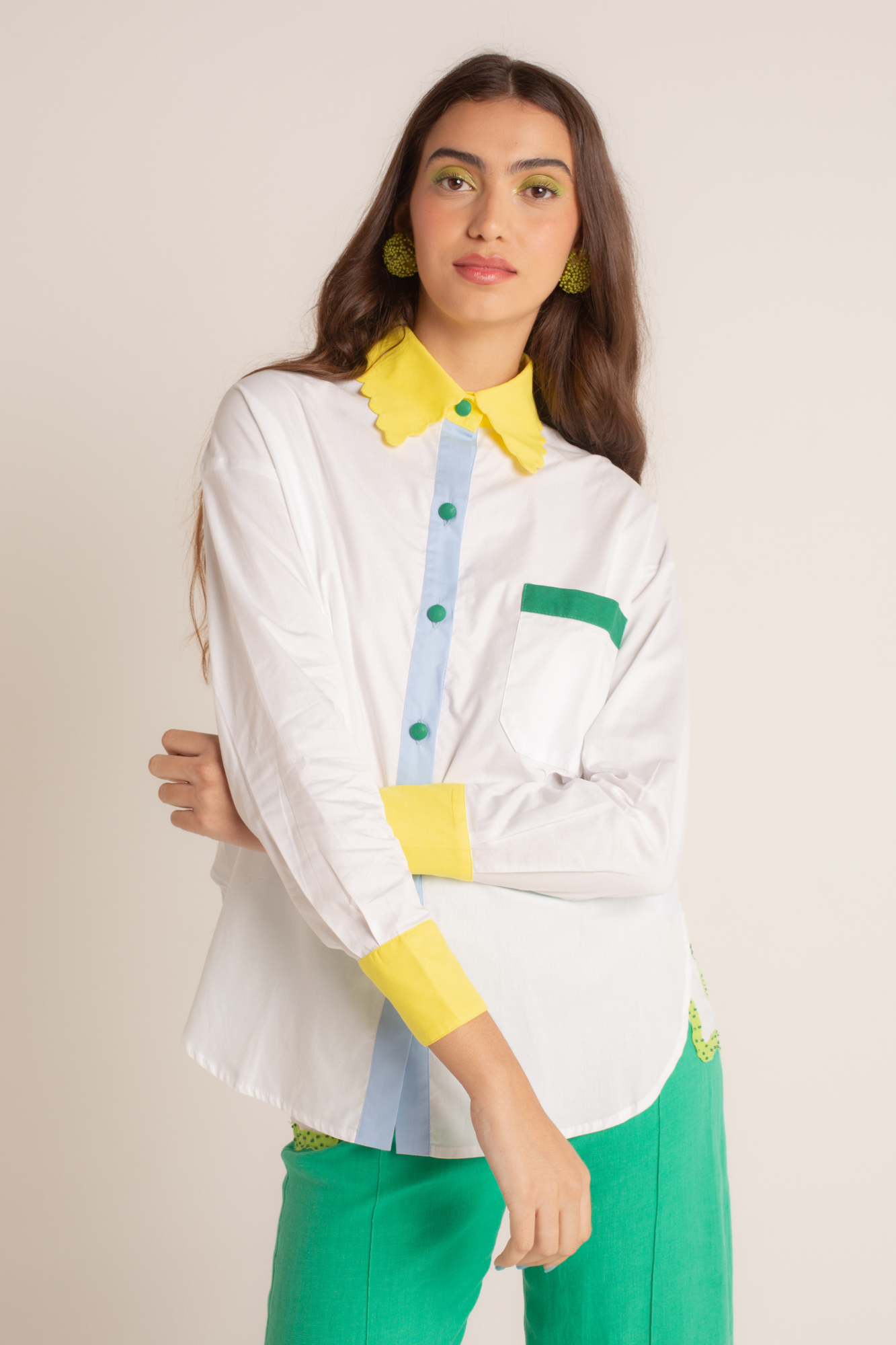 CAMISA WAVY COLORBLOCK