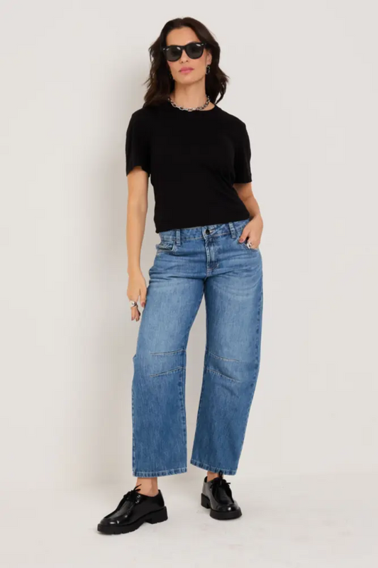 CALÇA JEANS BARREL ADULTO TRIALIS