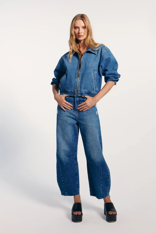 CALÇA JEANS BARREL BEATRIZ