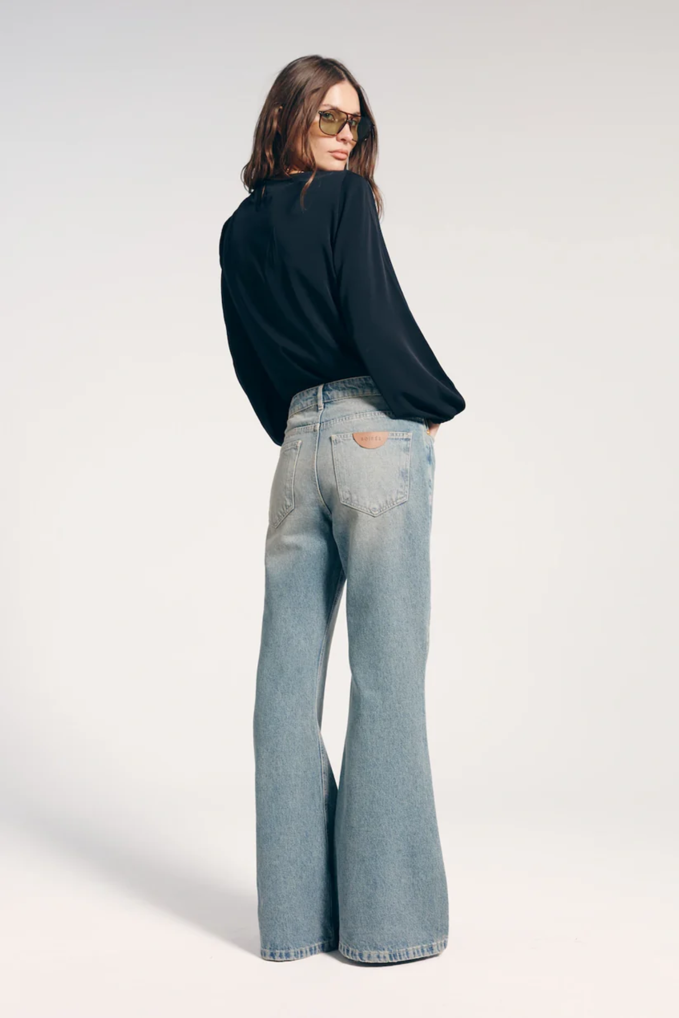 CALÇA JEANS FLARE JANE