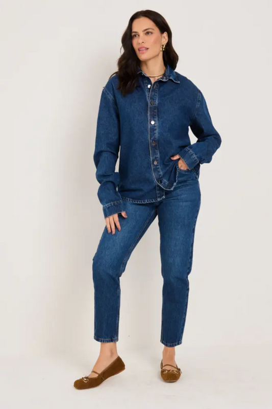 CALÇA JEANS MOM ADULTO PAINEIRA