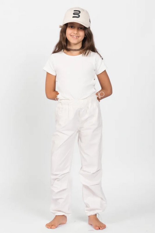 CALÇA JEANS PARACHUTE JUNIOR GARDÊNIA