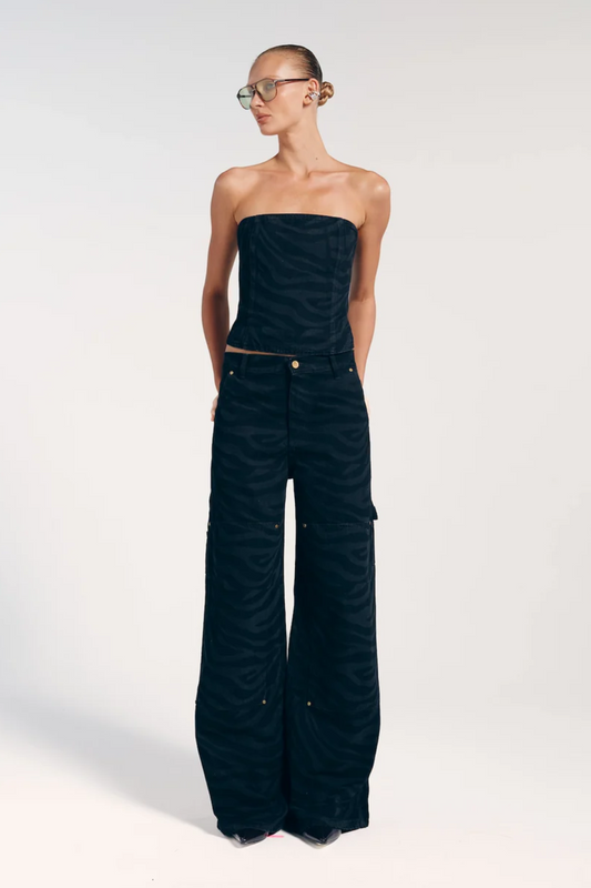 CALÇA JEANS REBITES ZEBRA