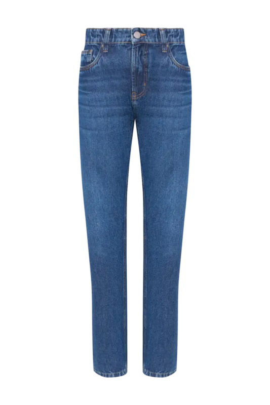 CALÇA JEANS RETA ADULTO COLEU