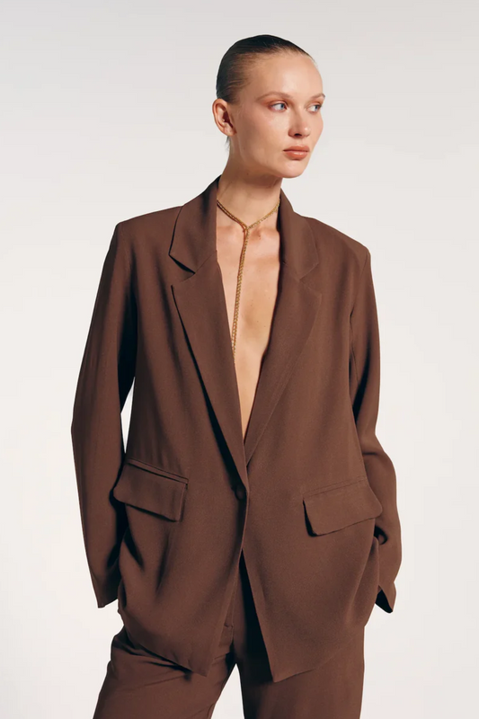 BLAZER ALFAIATARIA MOCHA