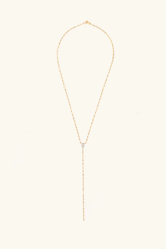 LARIAT DIAMOND DROP INVERTIDO