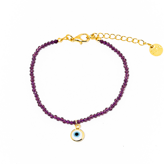 PULSEIRA CRISTAL GREEK VINHO
