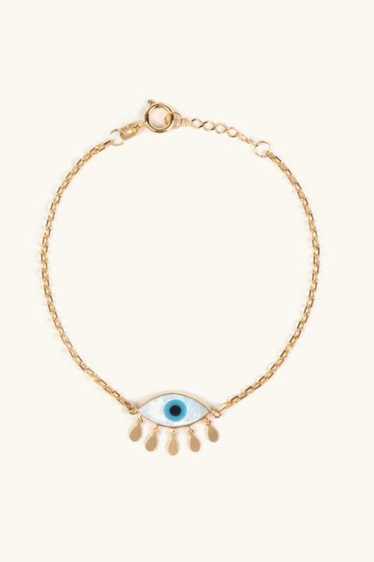 PULSEIRA OLHO MADREPÉROLA SEM CÍLIOS