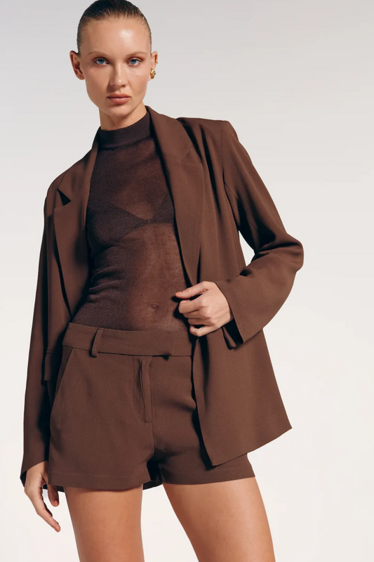 SHORTS ALFAIATARIA MOCHA
