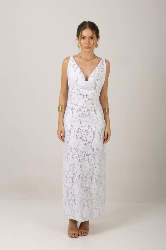 VESTIDO FLORA RENDADO
