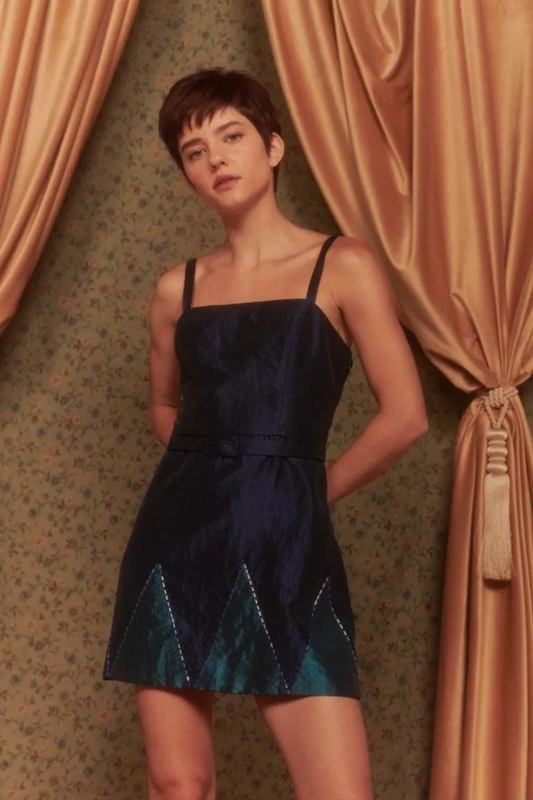 VESTIDO TAFETA DUO