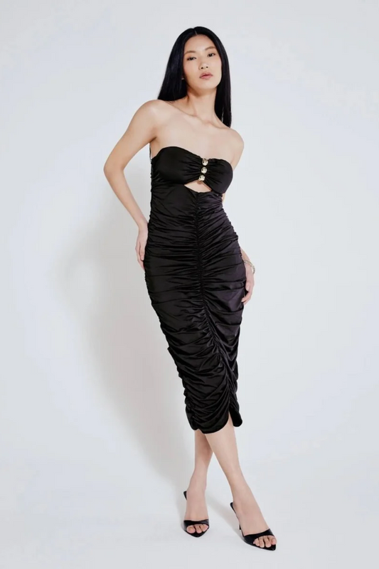 VESTIDO DRAPEADO SOLENE
