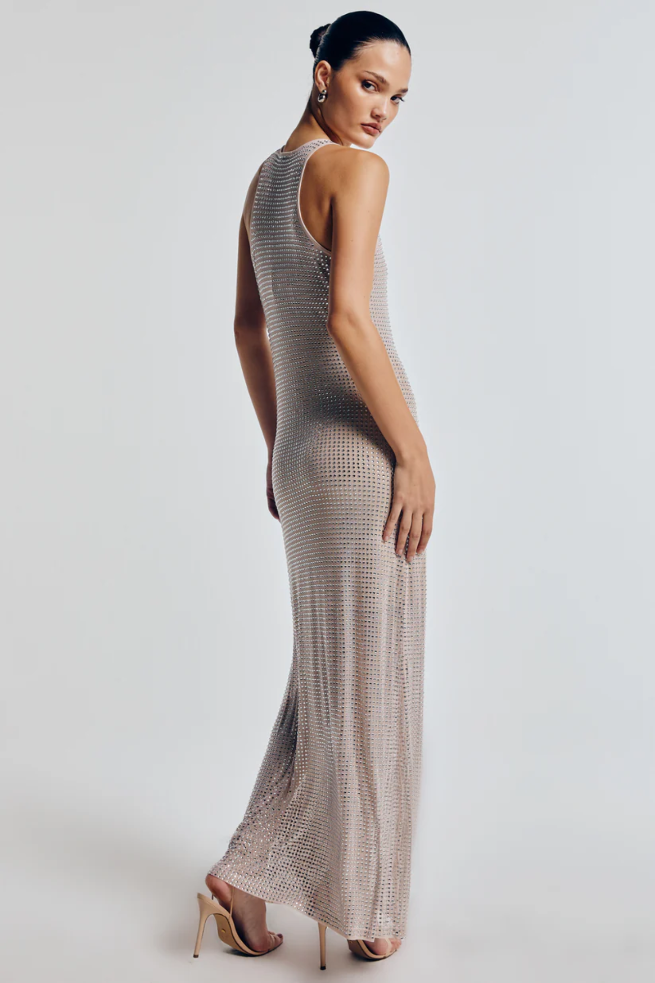 VESTIDO LONGO CRISTAIS FRENCH