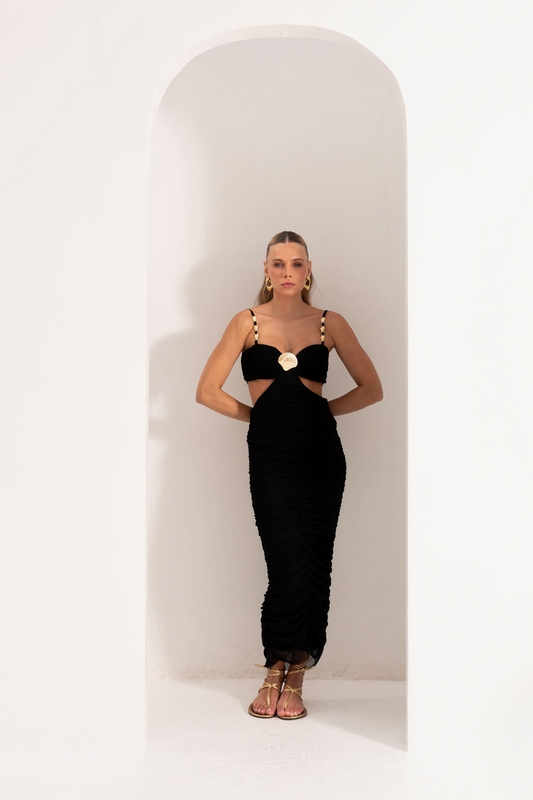 VESTIDO TULE DRAPEADO – JERI