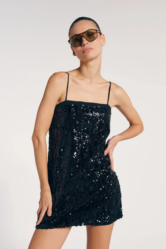VESTIDO CURTO PAETÊS DONATELLA